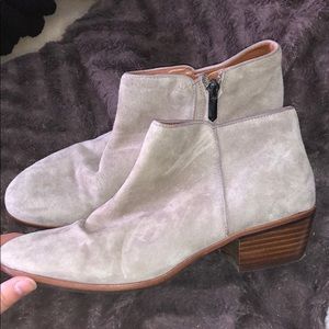 Sam Edelman Taupe Booties (Worn Once)